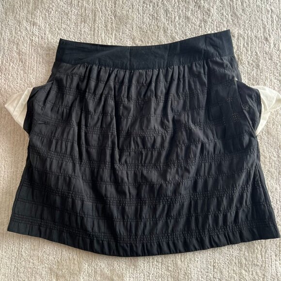 Richard Chai For Target Skirt Womens Size 1 Black Textured Mini Skirt Back Zippe - Picture 9 of 9